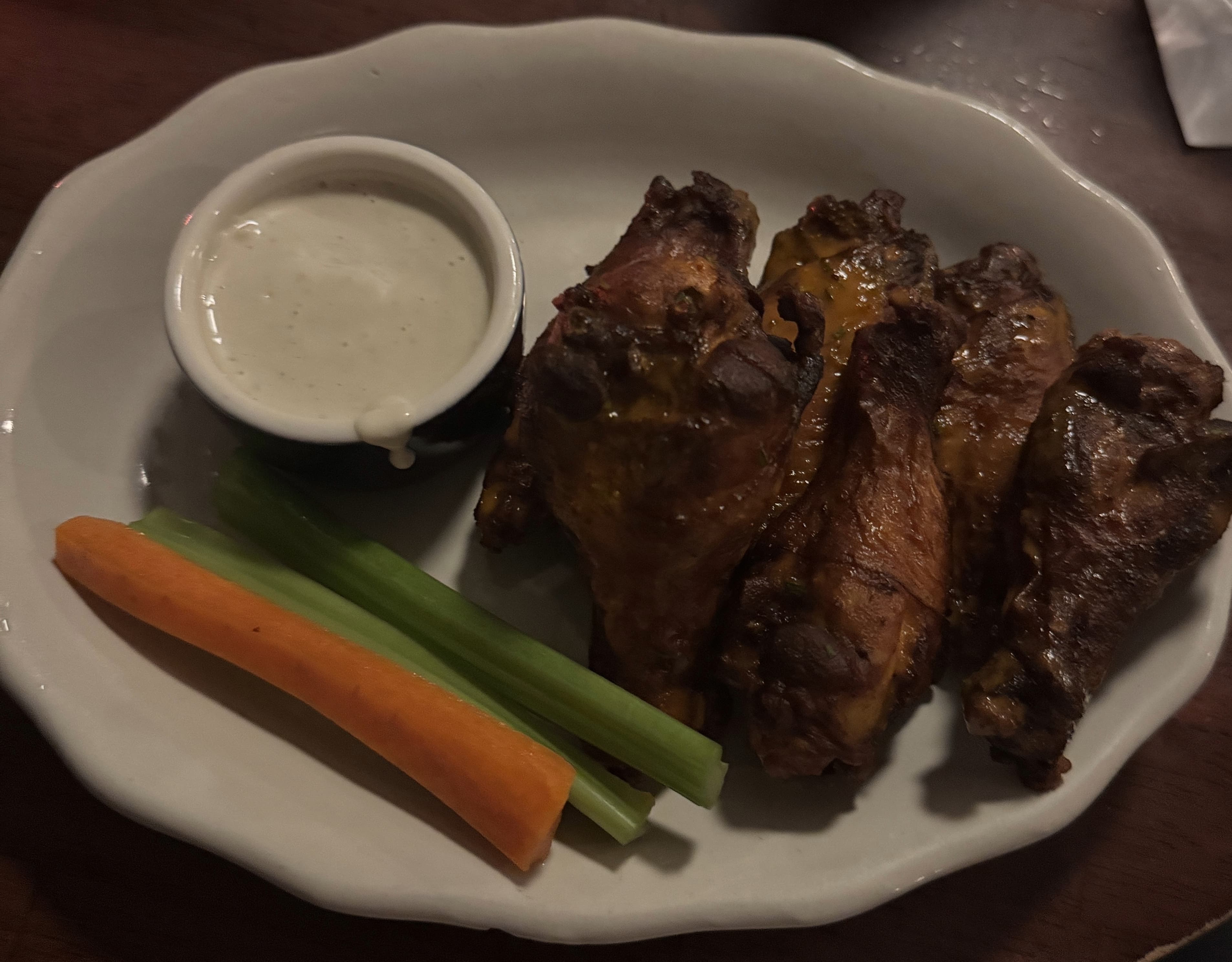 Buffalo wings from Black Sheep